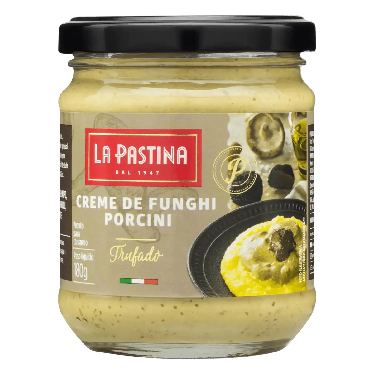 Molho La Pastina 180g  Funghi Porcini com Trufa