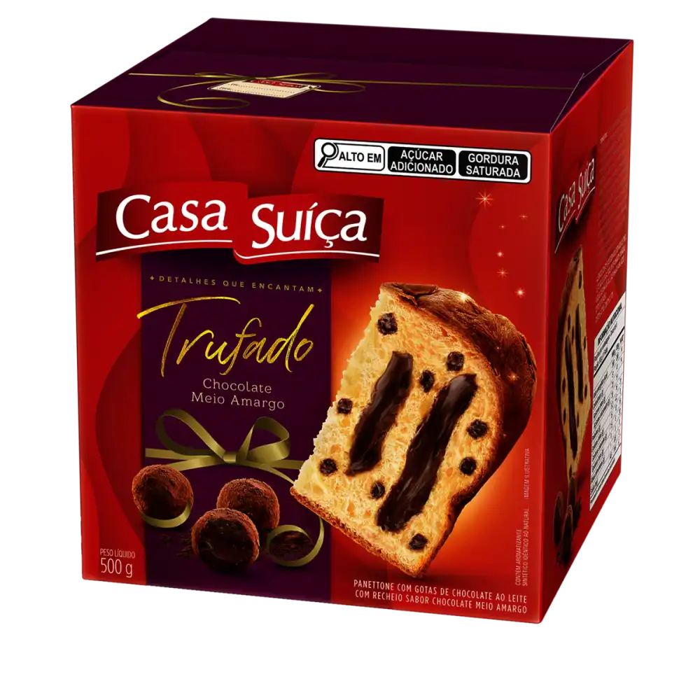 Panetone Casa Suica 500g Trufado